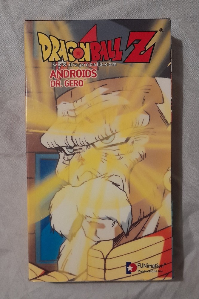 Dragon Ball Z Androids Dr Gero Edited VHS DBZ Funimation