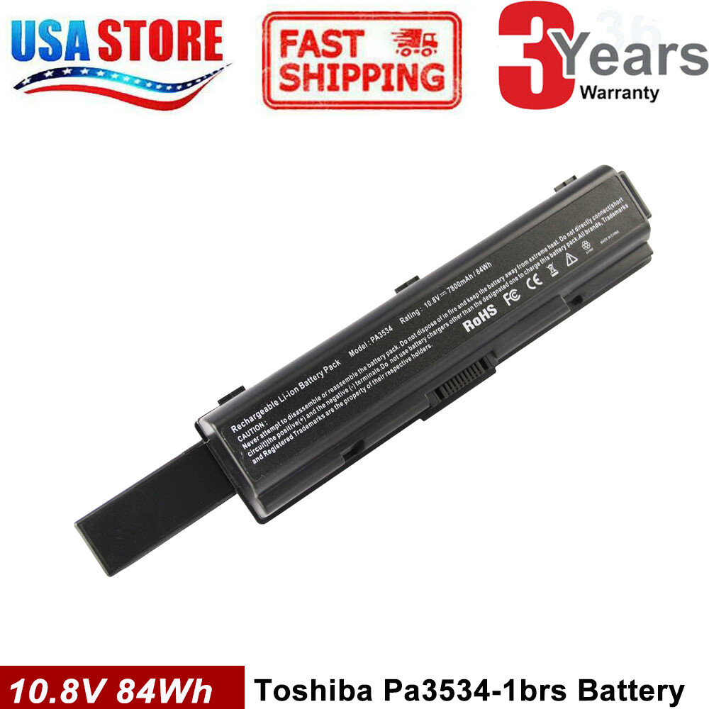 6/9CEL Battery for Toshiba Satellite A505-S6005 L455-S5975 PA3534U-1BAS A215