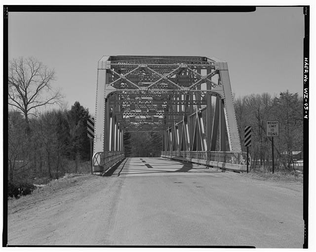 4. NORTHEAST APPROACH, LOOKING SOUTHWEST - Dunnville Bridge, Spanning Red Cedar