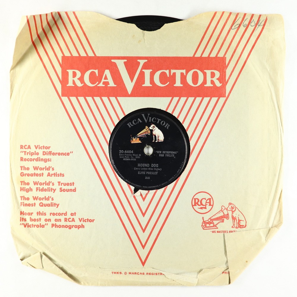 Rock & Roll 78 - Elvis Presley - Hound Dog/Don't Be Cruel - RCA Victor