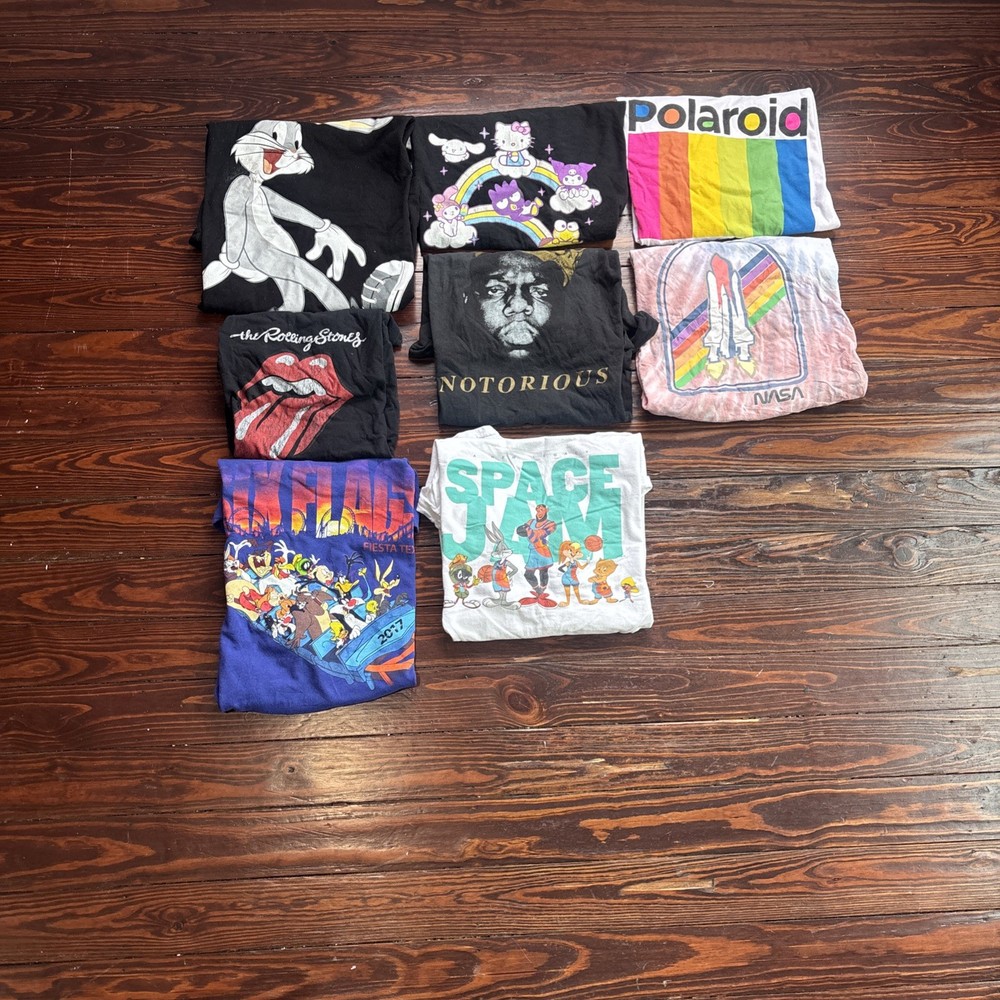 Vintage/Modern graphic TShirt Bundle Various Sizes & Condition