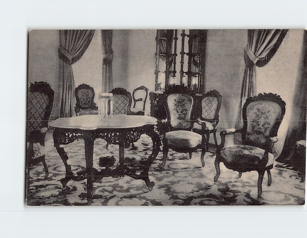 Postcard Teller House Parlor Central City Colorado USA