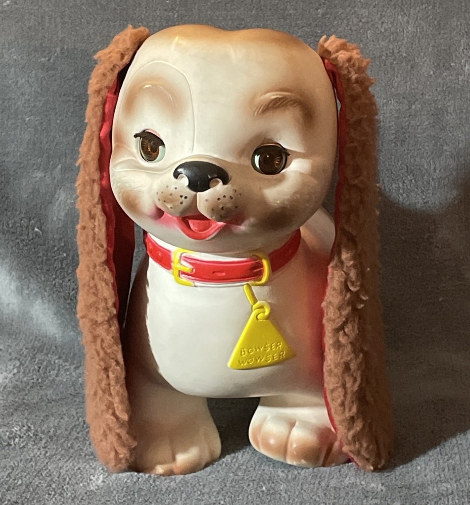 Edward Mobley Bowser Wowser Dog Brown Ears Blinking Eyes AMAZING Condition 1962