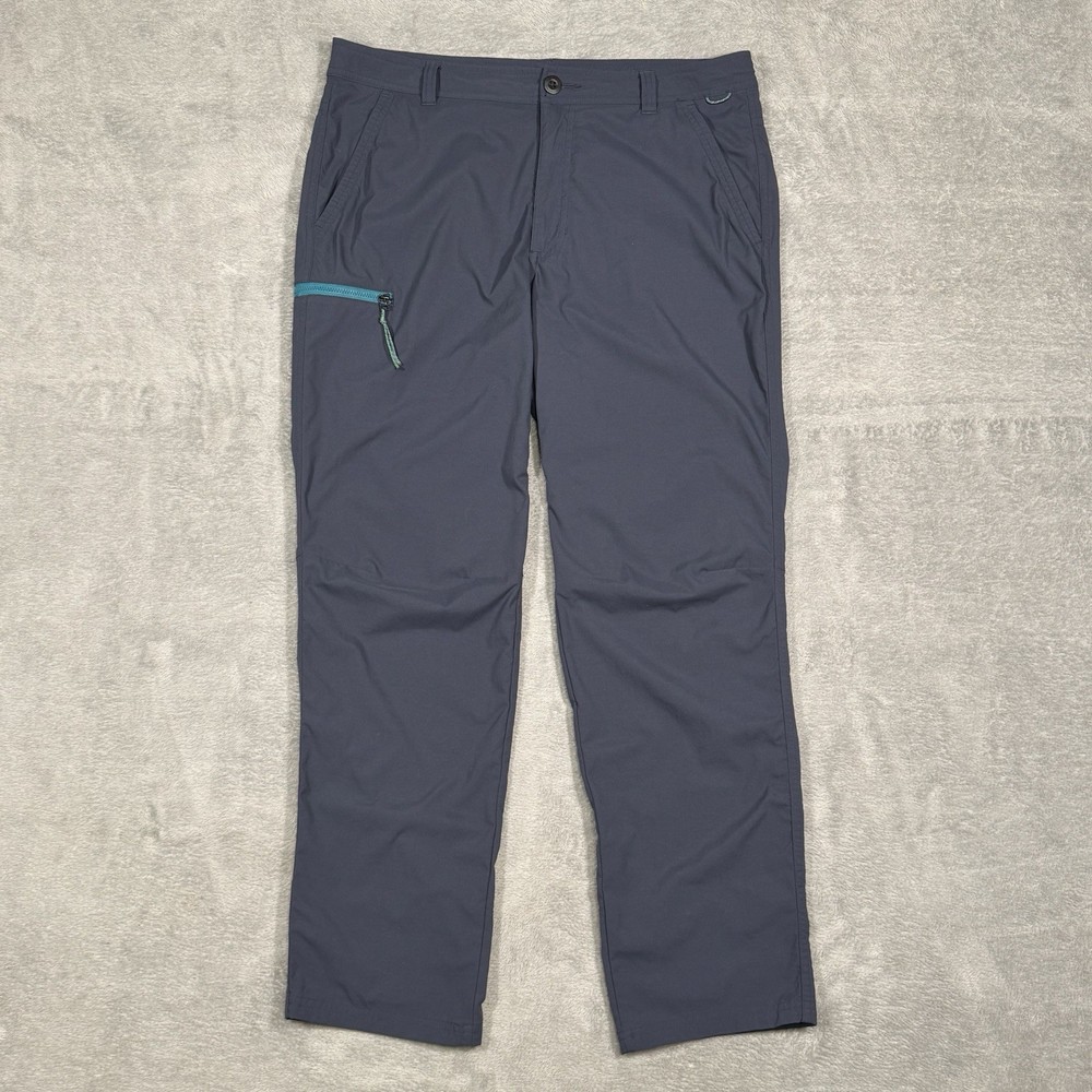 REI Co Op Trailmade Pants Mens 34x30 Blue Hiking Trail Lightweight Outdoors Hike