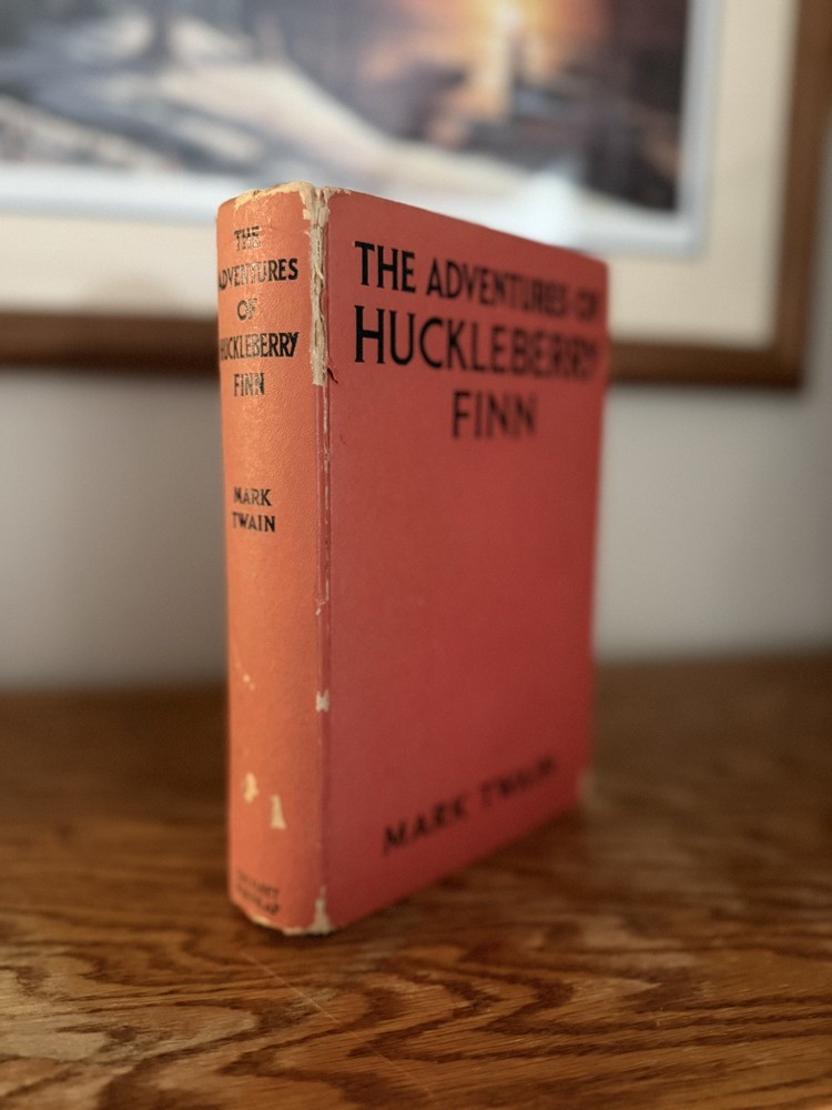 Grosset & Dunlap The Adventures of Huckleberry Finn Mark Twain Hardcover 1918
