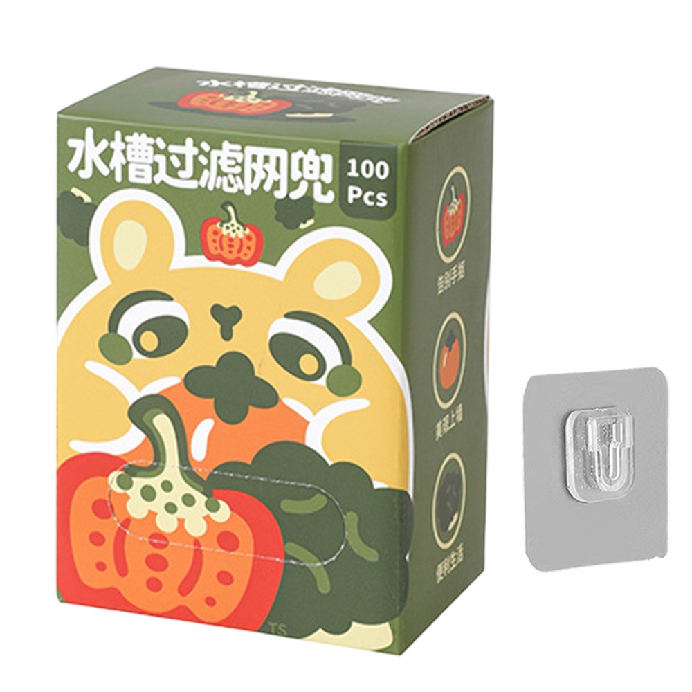 2 Boxes Mesh Sink Strainer Bags 200X Sink Mesh Strainer For Kitchen Food Waste