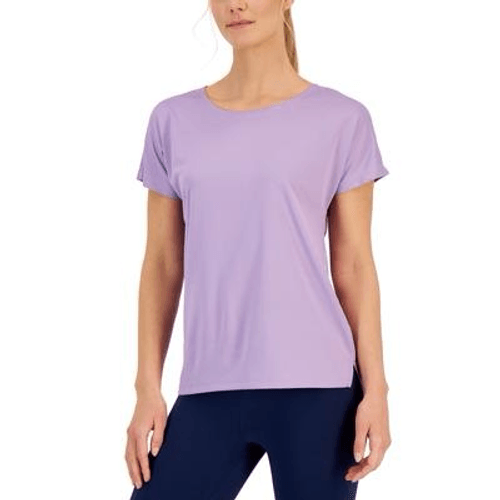 ID Ideology Women S Lightweight Techy T-Shirt Purple Size Large