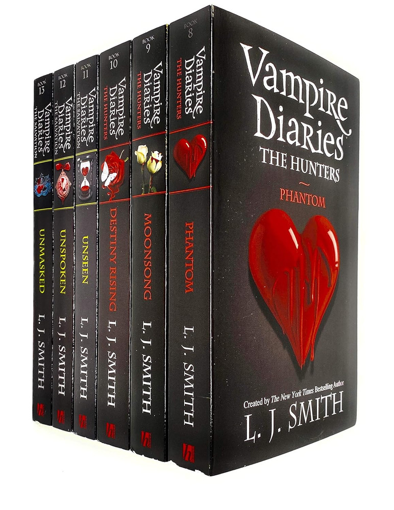 Vampire Diaries Complete Collection 6 Books Set by L. J. Smith (The Hunters 3 Bo