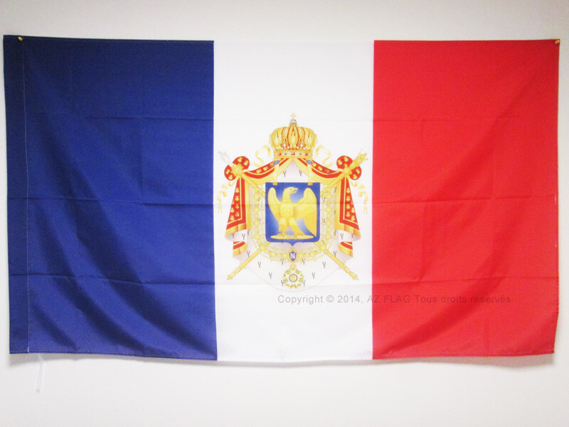Napoleon III French Empire Imperial Flag 3x5 ft with Pole Sleeve