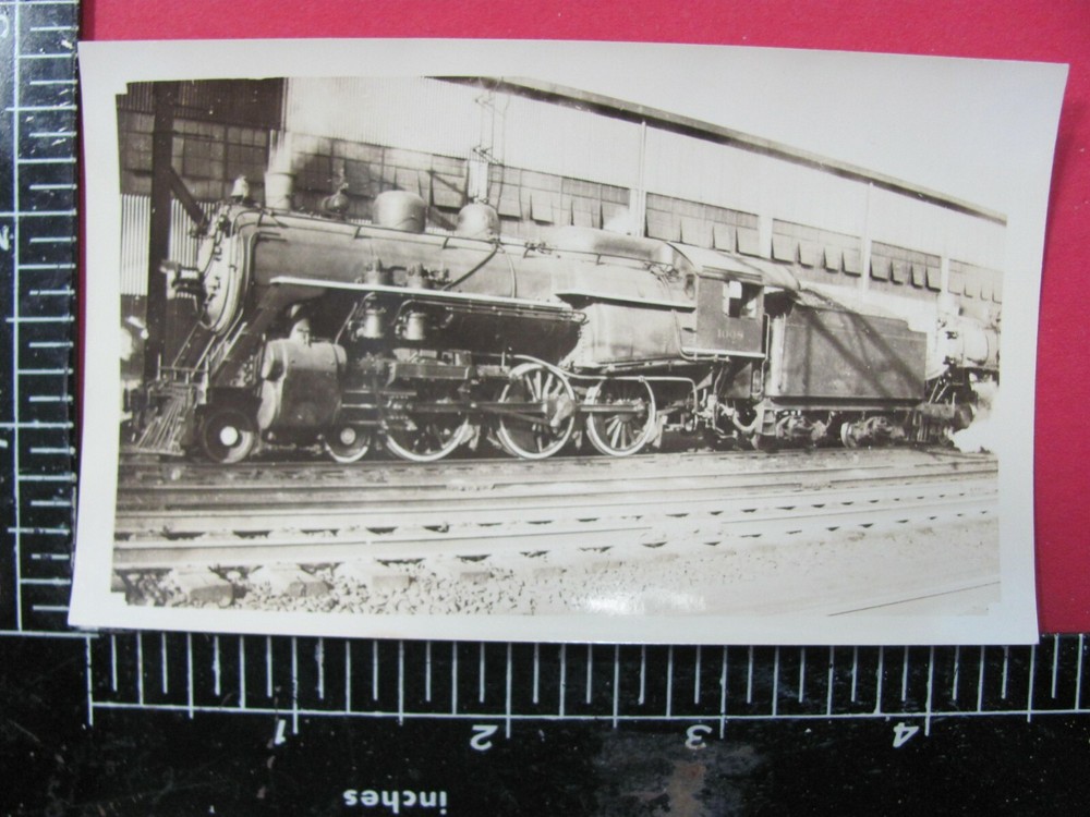 DELAWARE LACKAWANNA & WESTERN RAILROAD LOCOMOTIVE #1008 PHOTO 1930's HOBOKEN NJ