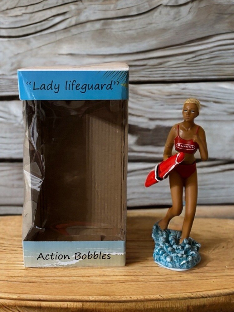 ACTION BOBBLE LADY LIFEGUARD BOBBLE HEAD - 7.5