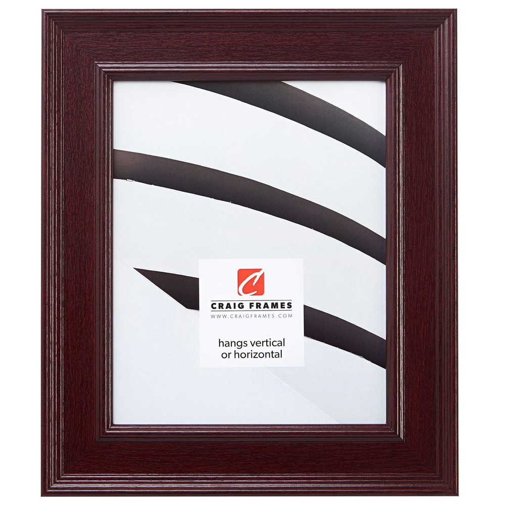 FM97MA 14x20 Inch Smooth Wrap Mahogany Picture Frame with 2-Inch Wide Border