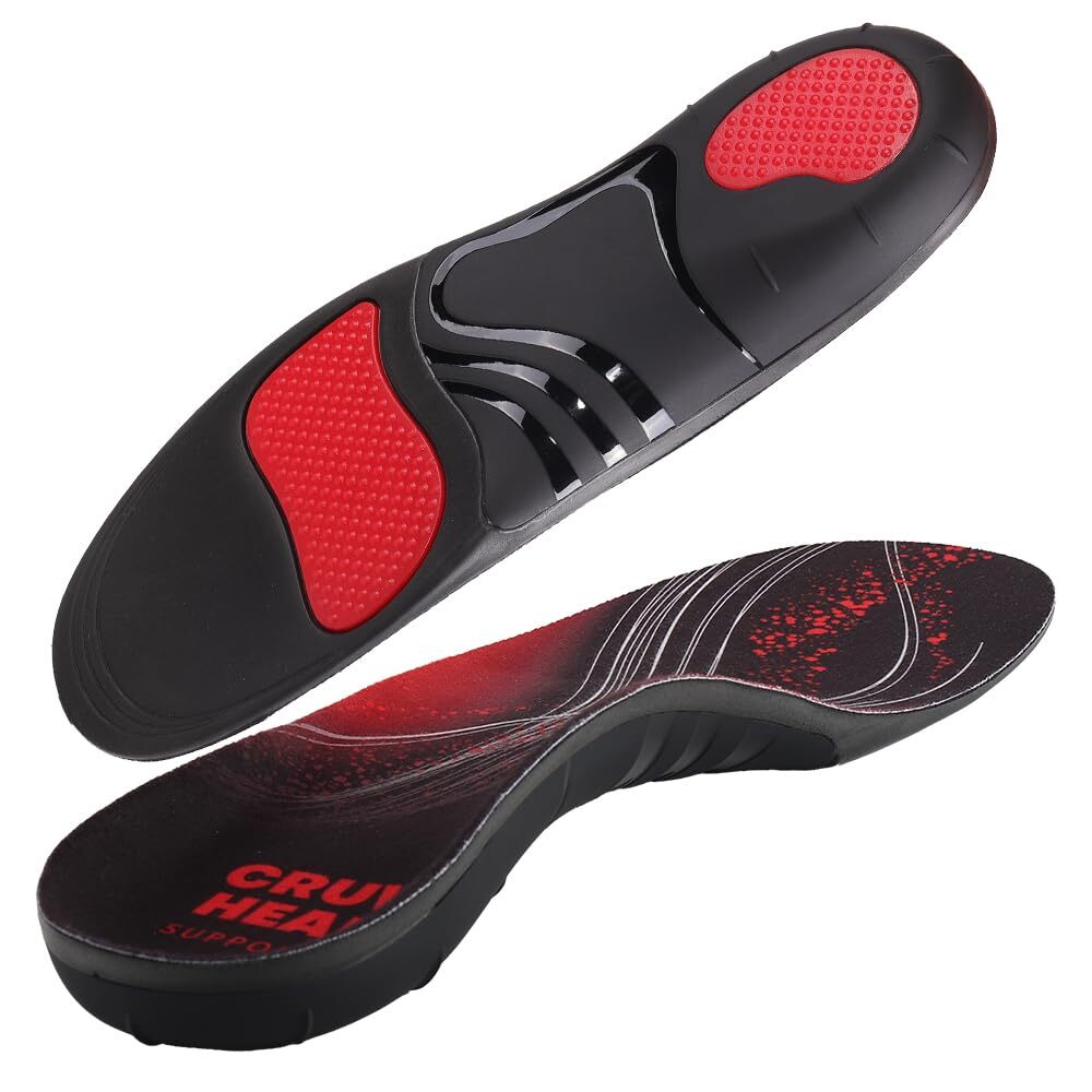 Orthotic High Arch Support Insoles - Plantar Fasciitis Relief - Ideal for Men...