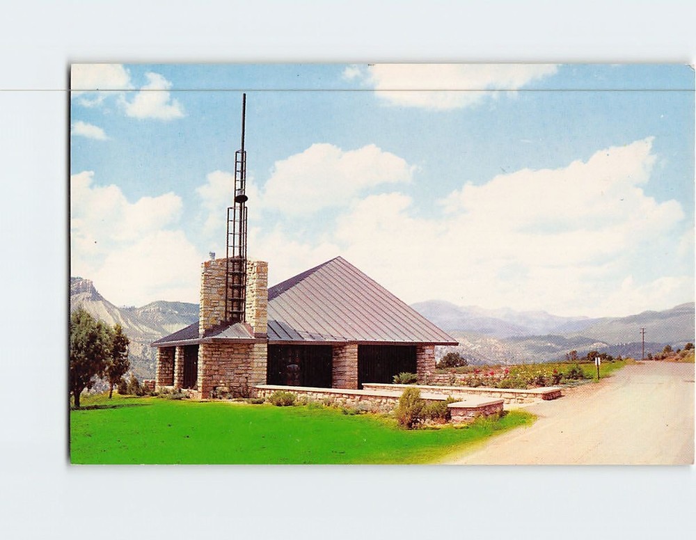 Postcard T. Chase McPherson Memorial College Durango Colorado USA