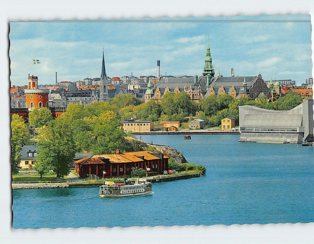 Postcard Stadsgården Stockholm Sweden