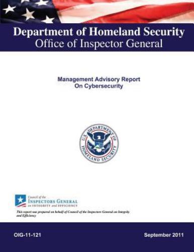 Management Advisory Report on Cybersecurity, Paperback by Council of the Insp...