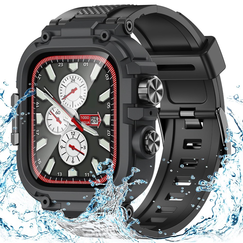 Goton IP68 Waterproof Band Compatible for Apple Watch Bands 45mm with Case - Ser