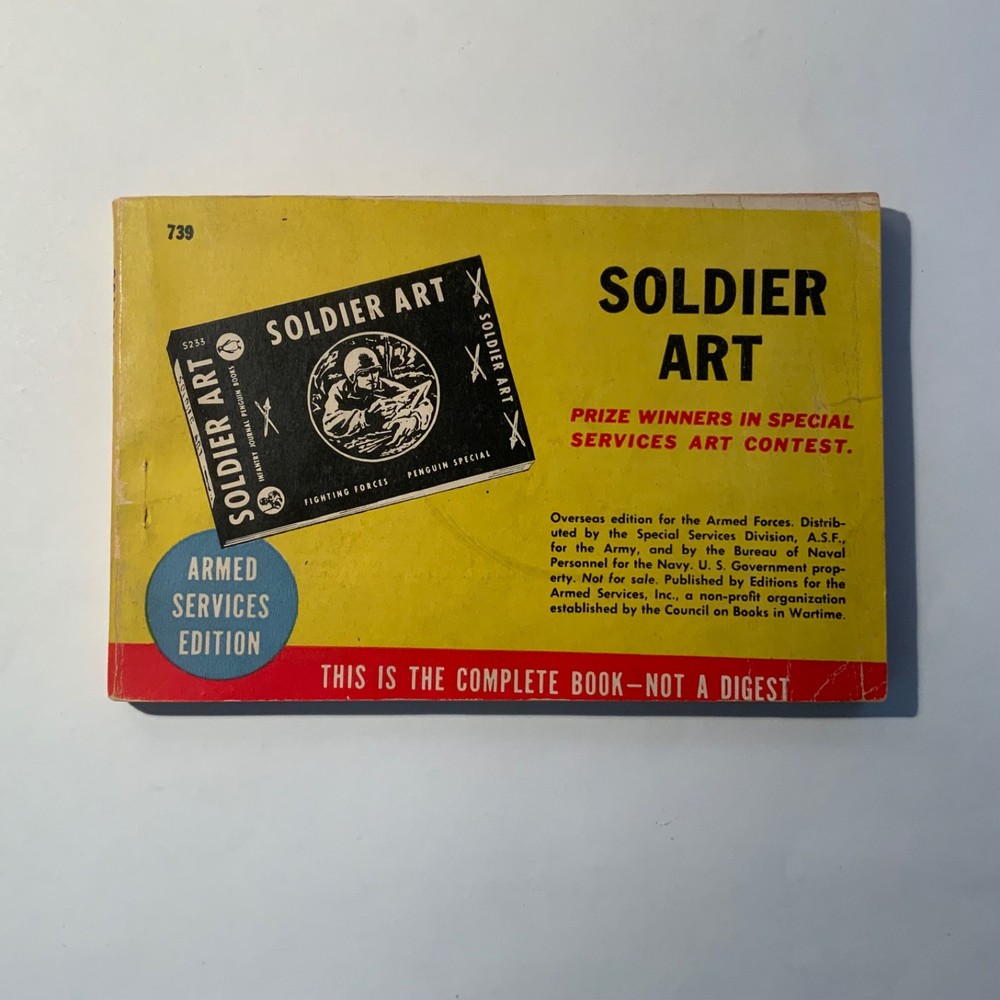 Soldier Art 1945 Armed Services Edition 739 / Very Good - Very Good+