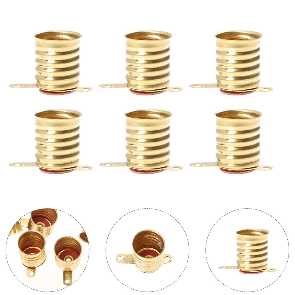 25 Pcs Wired Screw Lamp Holder Accessories Rechargeable Light Bulb Work