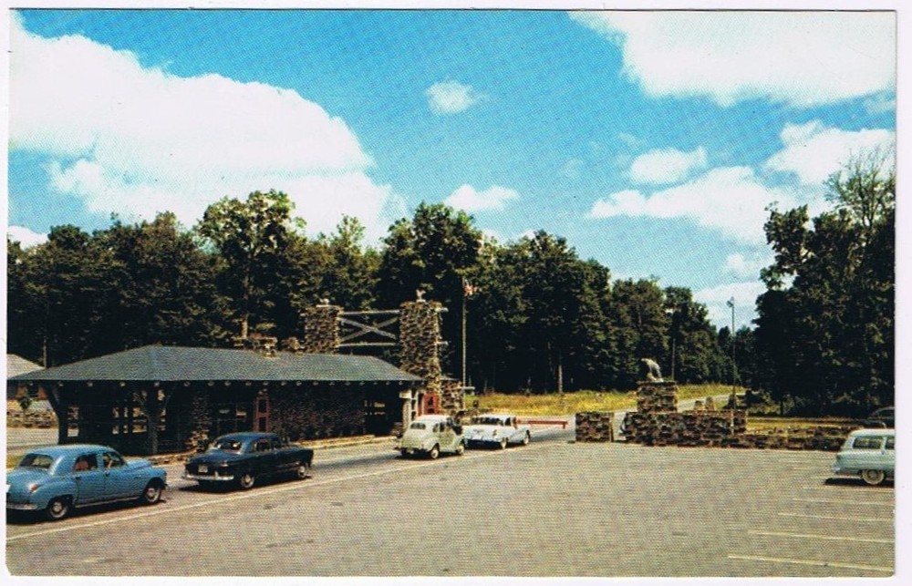 Postcard Gateway To The Western Entrance Algonquin Park Ontario