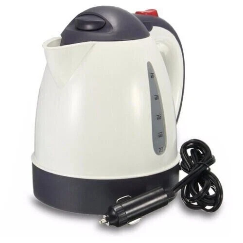 12V-24V Travel Kettle Car Truck Van HGV Lorry 0.8L Fast Boil Hot Drinks Coffee