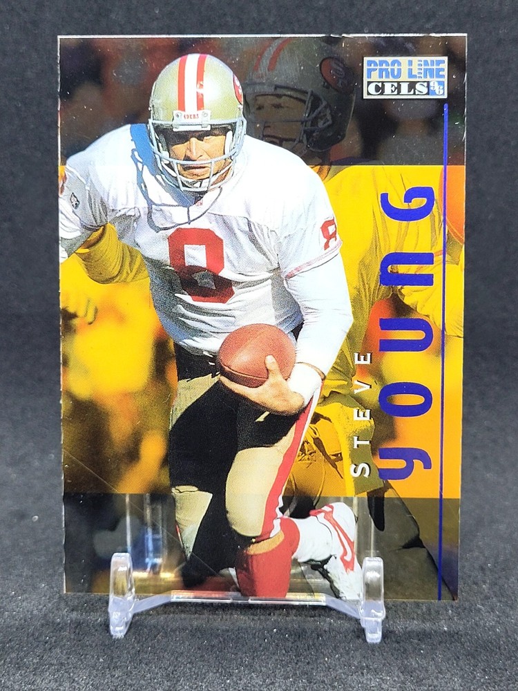 1996 Pro Line Cels #PC11 Steve Young 49ers!!