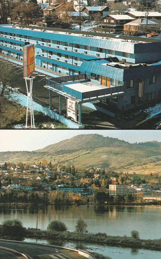 Klamath Falls,OR Value 20 Motel,124 N 2nd Street Multiview Souvenir Postcard