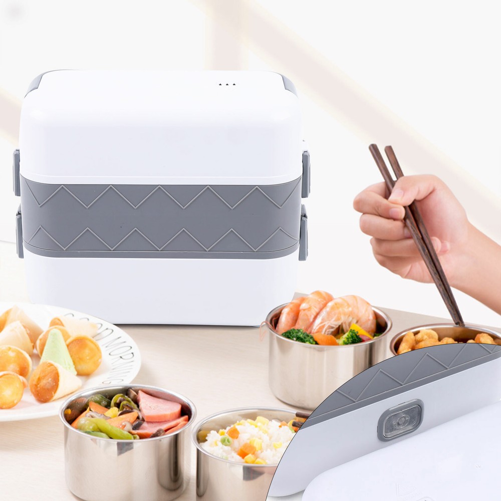Portable Electric Lunch Box Food Warmer for Home Office School Travel