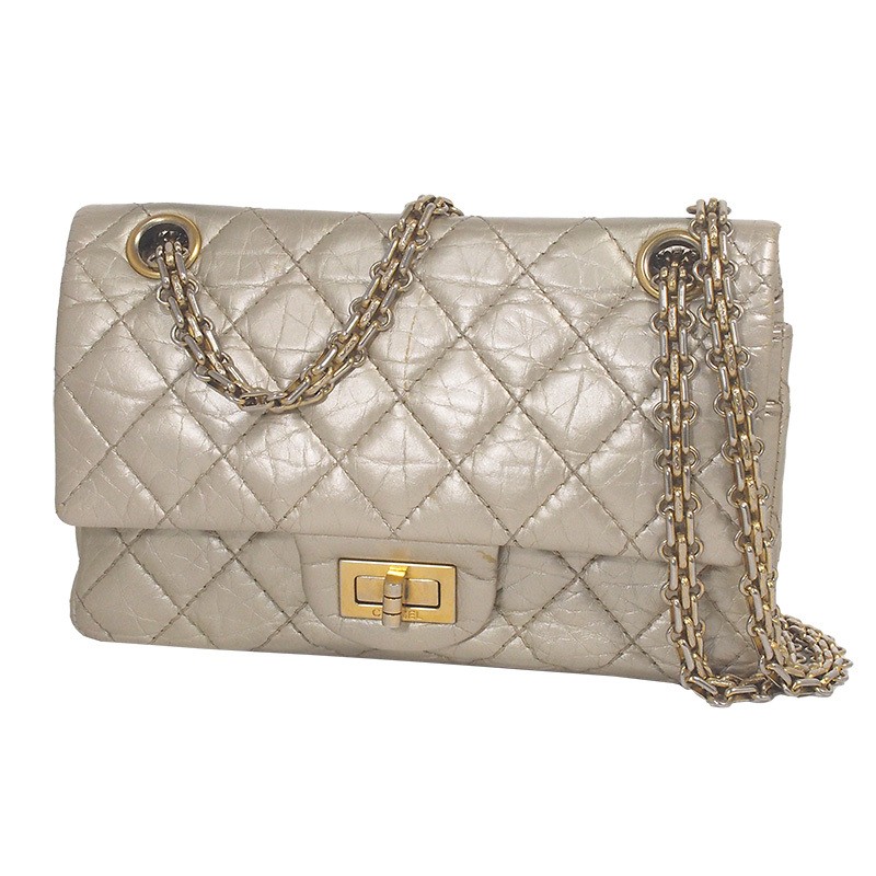 Chanel 2.55 Mini Matelasse Leather Chain Shoulder Bag 334788