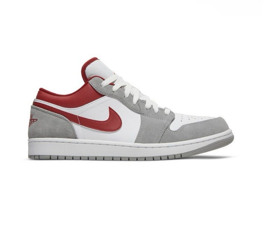 NEW Jordan 1 Low SE Light Smoke Grey Gym Red RARE DC6991-016 Size 9 10.5 12 13