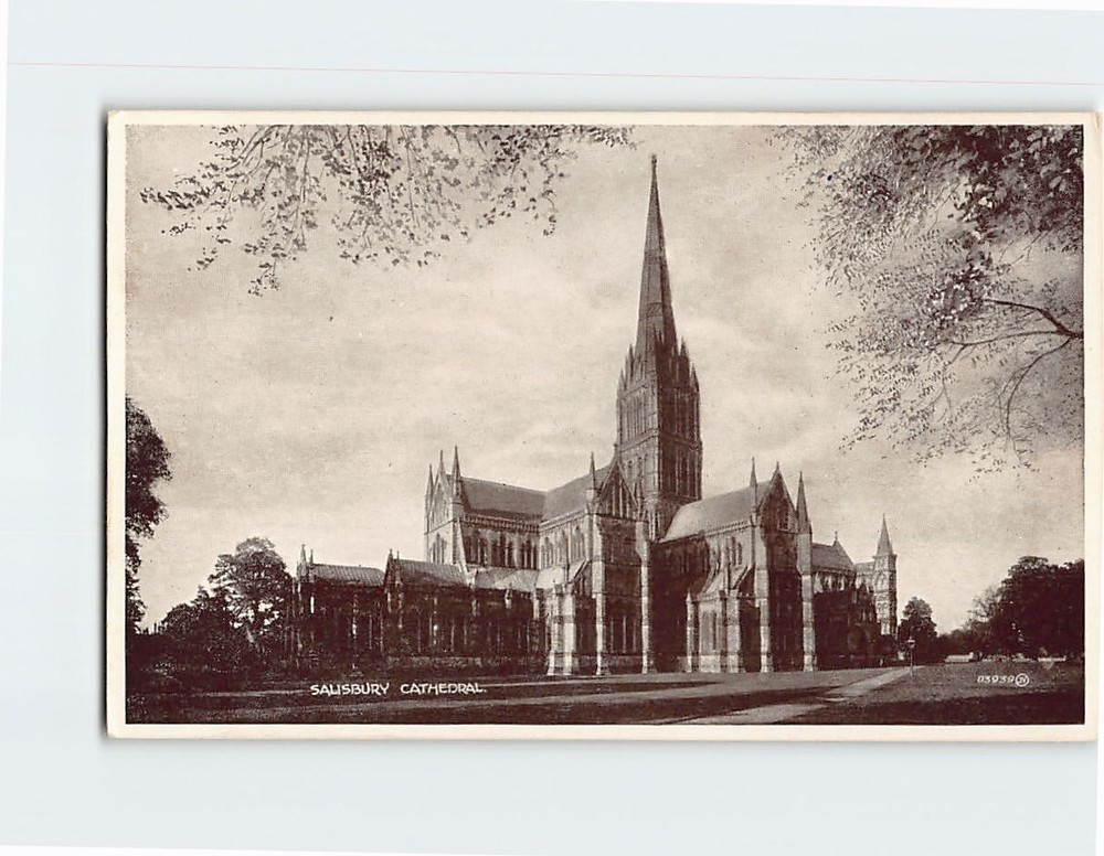 Postcard Salisbury Cathedral Salisbury England