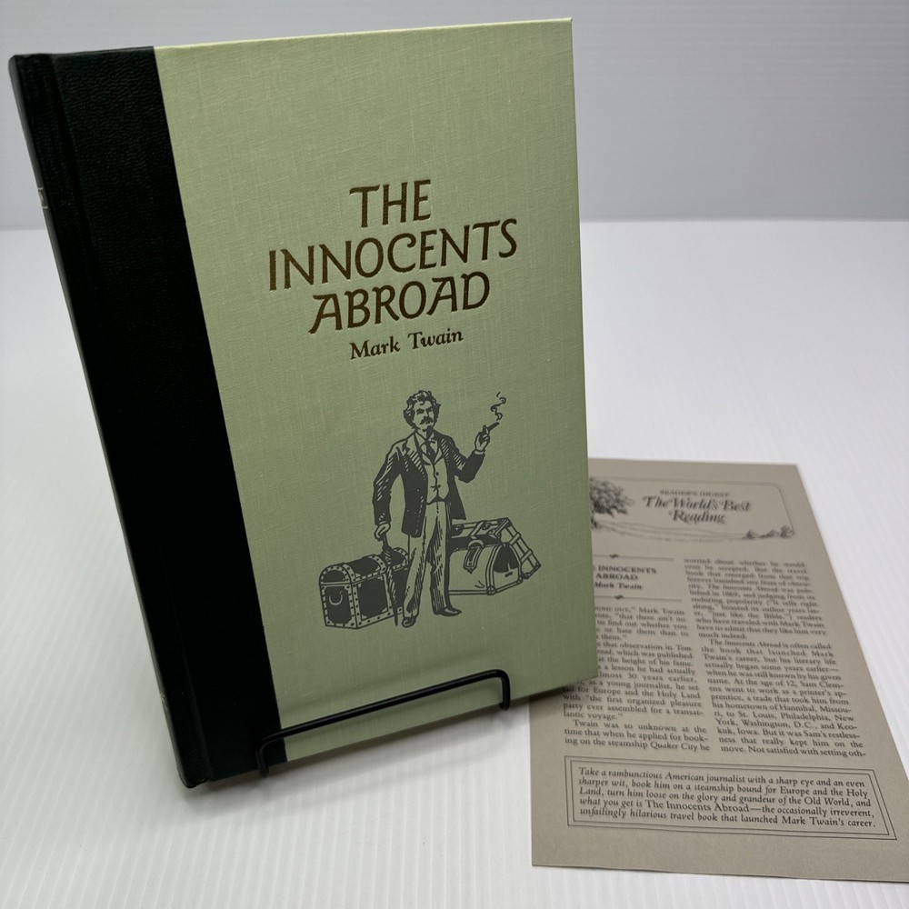 Mark Twain The Innocents Abroad HC Readers Digest World Best Reading w/Insert
