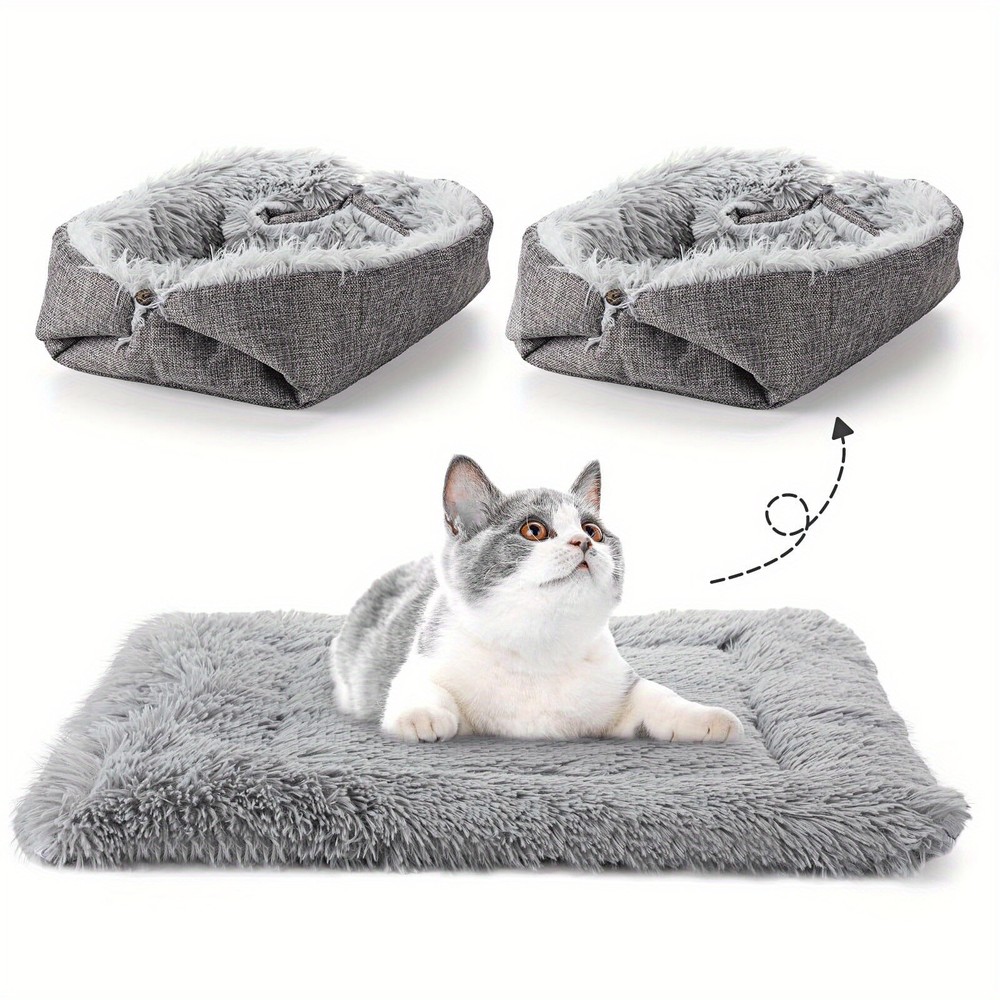 Self Warming Cat Mat, Cat Bed Small Dog Bed Cat Blanket For Indoor Cats,Washable