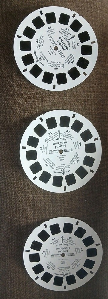 Batman & Robin 3 View Master Reels