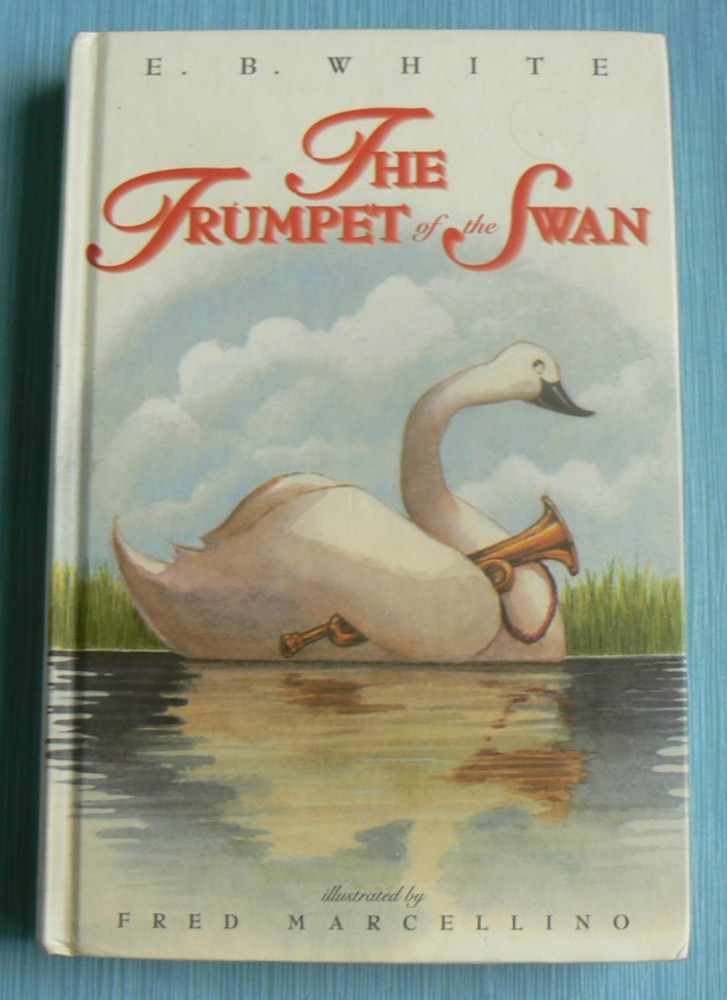 VTG Trumpet of the Swan, 1st Ed. HC, E.B.White&Fred Marcellino 2000 Harper-Col