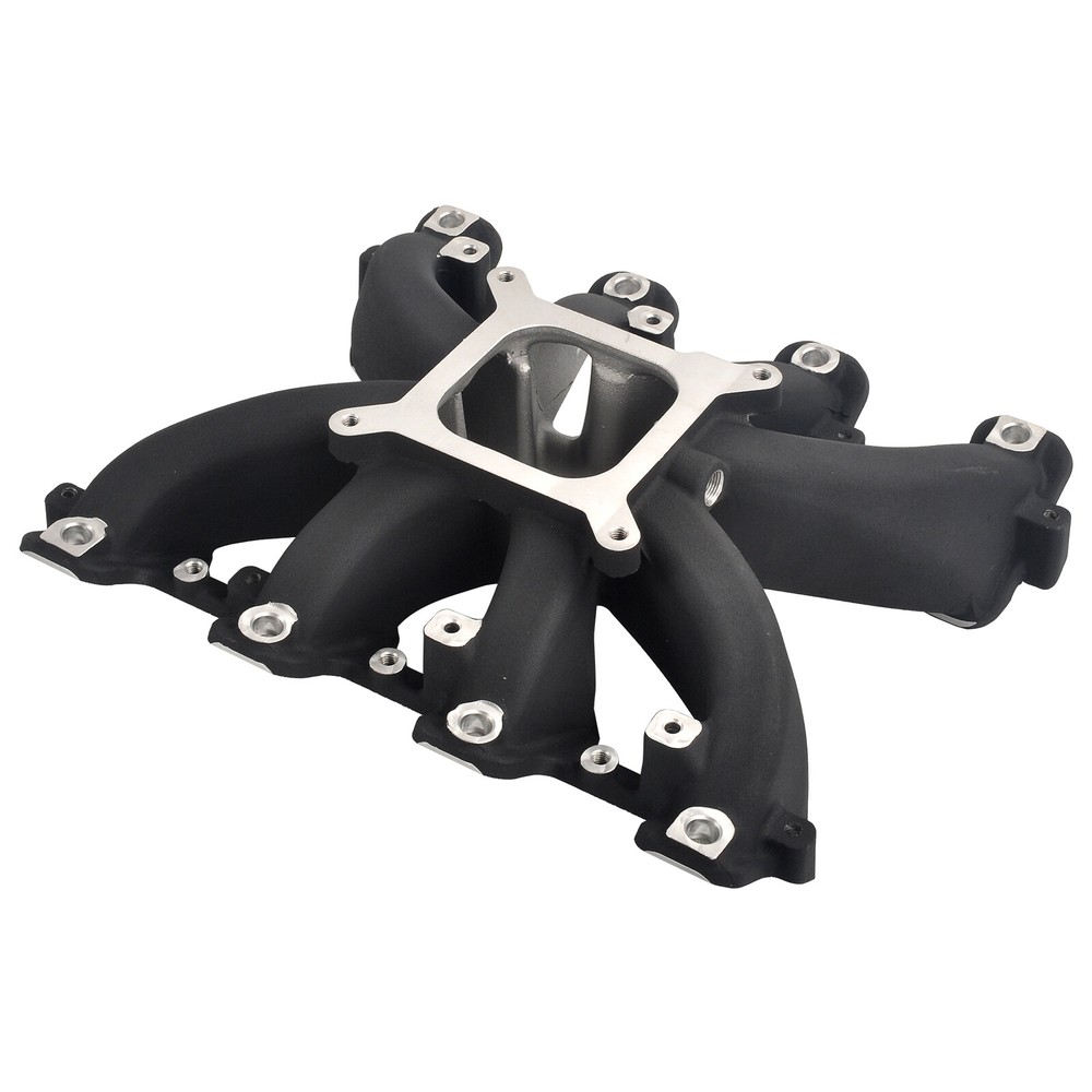 High-Performance Aluminum Intake Manifold for GM LS1 LS2 LS6 V8 350 Black