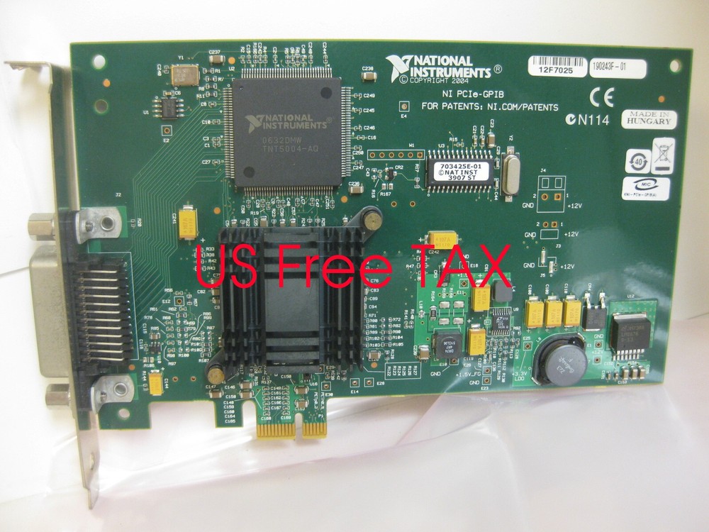National Instruments NI PCIe-GPIB Card board  190243F