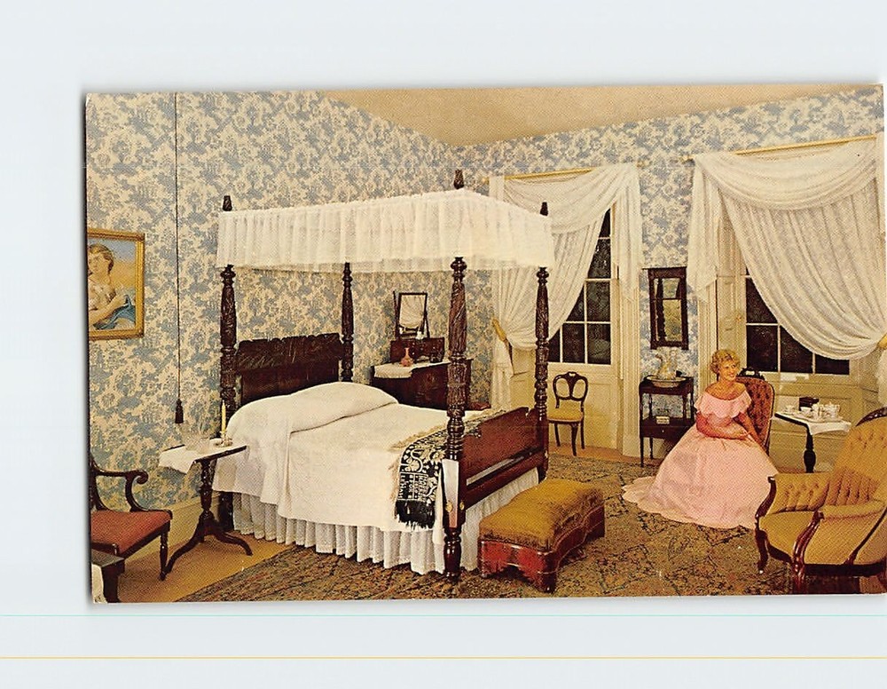 Postcard Guest Room Wheatland Lancaster Pennsylvania USA