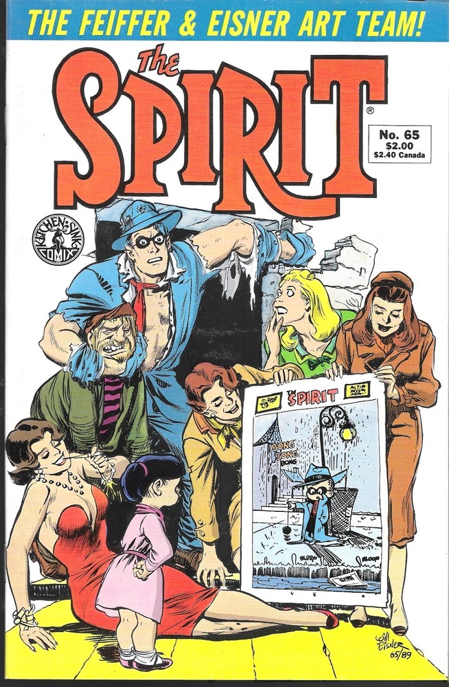 The Spirit #65 (Vf) Copper Age Kitchen Sink Comix, Will Eisner