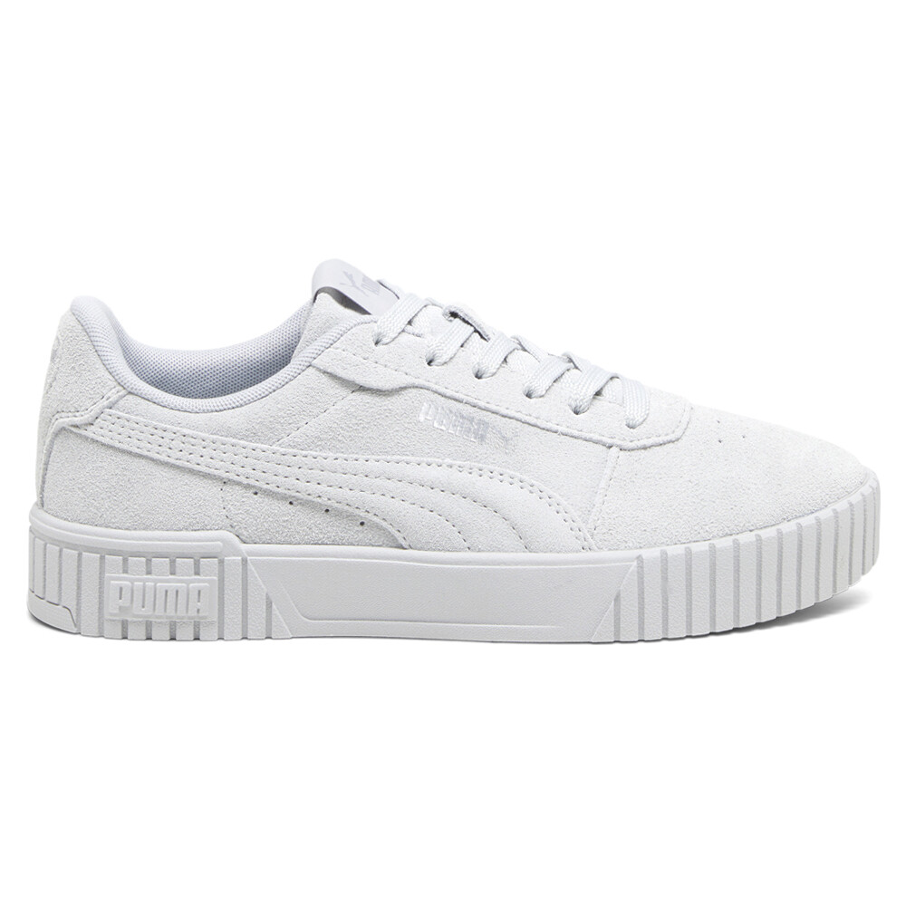 Puma Carina 2.0 SD Womens Grey Sneakers Casual Lace-Up Shoes 39494202