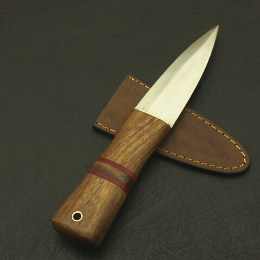Handcrafted Stainless Steel Scottish Dirk Knife with Custom Sheath