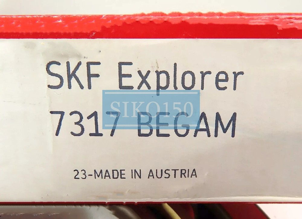 1PC 7317 BEGAM single row angular contact ball bearing #SK