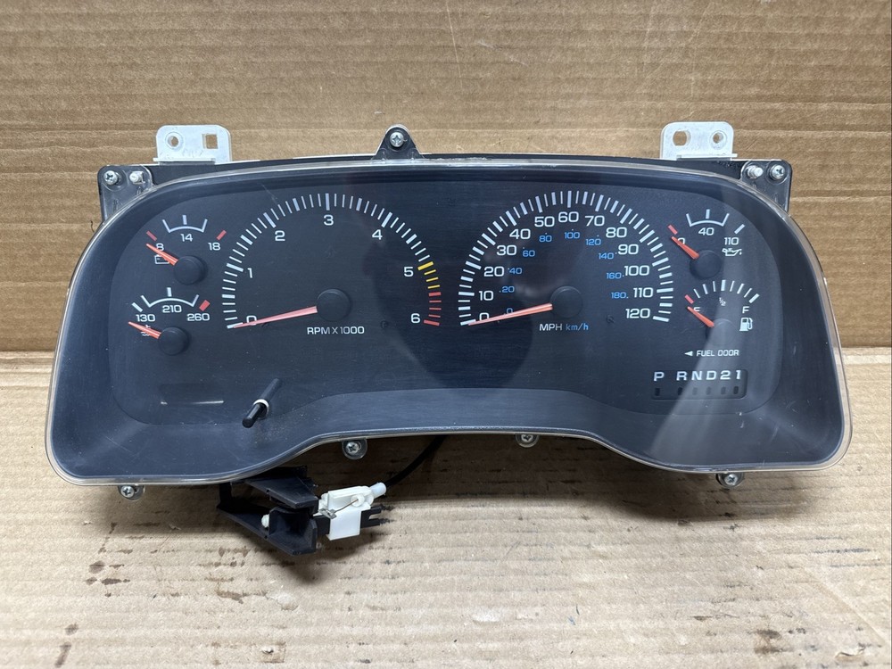 98 99 00 Dodge Dakota Speedometer Instrument Cluster Oem 91K Miles 56021655