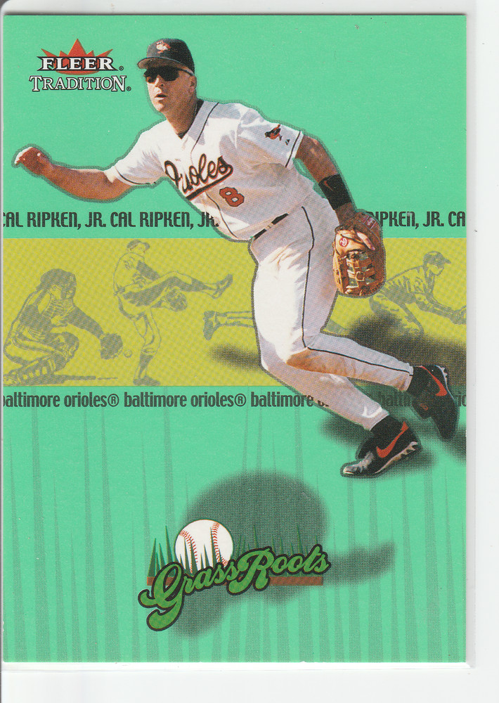 Cal Ripken Jr. 2002 Fleer Tradition Grass Roots #6 of 10 GR Baltimore Orioles