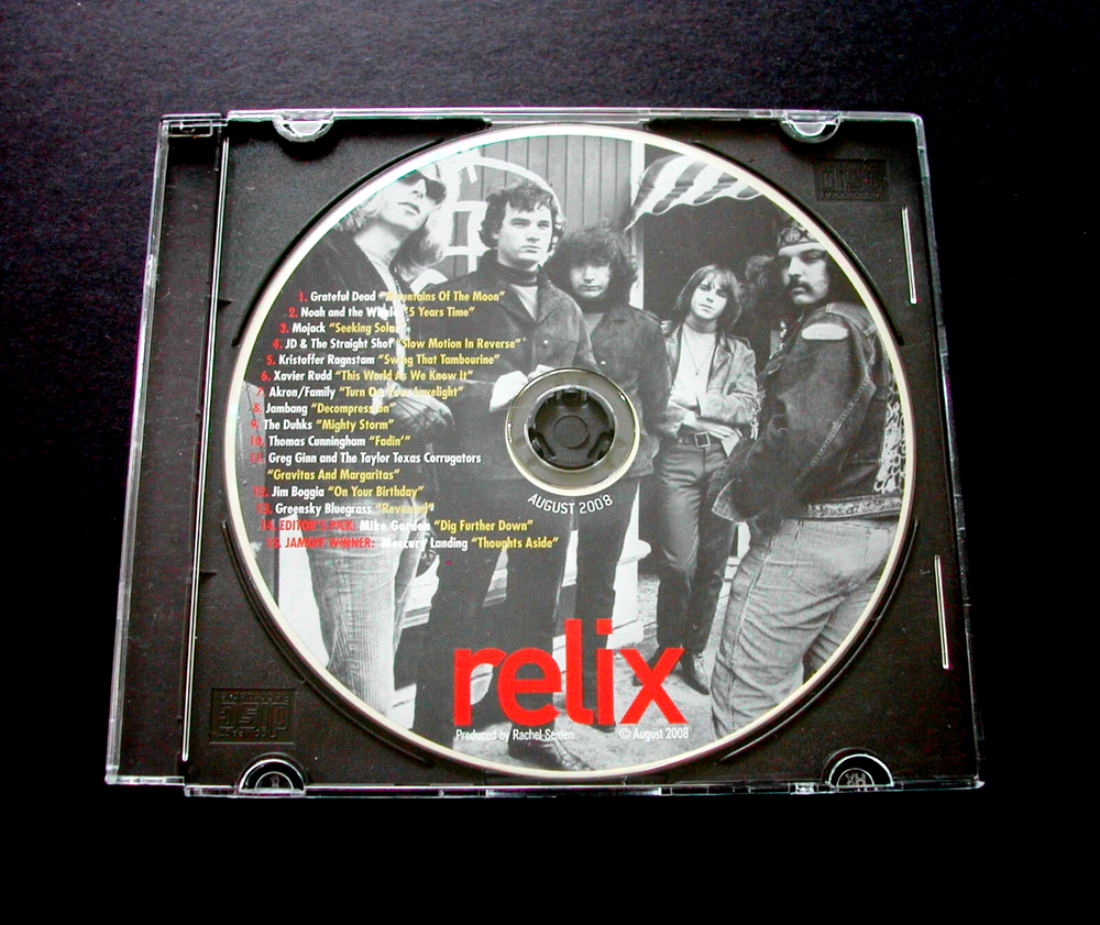 Grateful Dead Picture Disc CD Relix Magazine August 2008 GD 1967 Band Photo