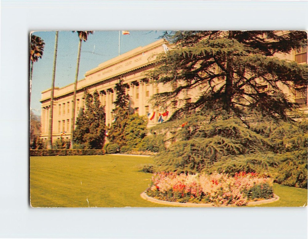 Postcard County Court House San Bernardino California USA