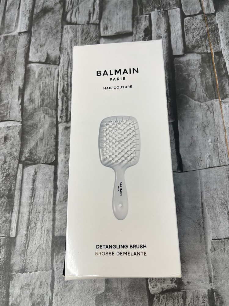 8718969476966 BALMAIN White Detangling Brush Brosse Demelante Biała (P1) Balma