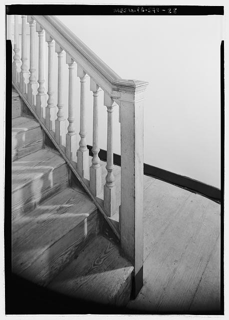 28. Detail View Of First Floor Stair To Show Newel Post And Balusters, Looking