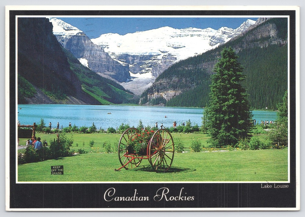 Alberta Canada~Lake Louise Banff Natl Park~Canadian Rockies~Continental Postcard