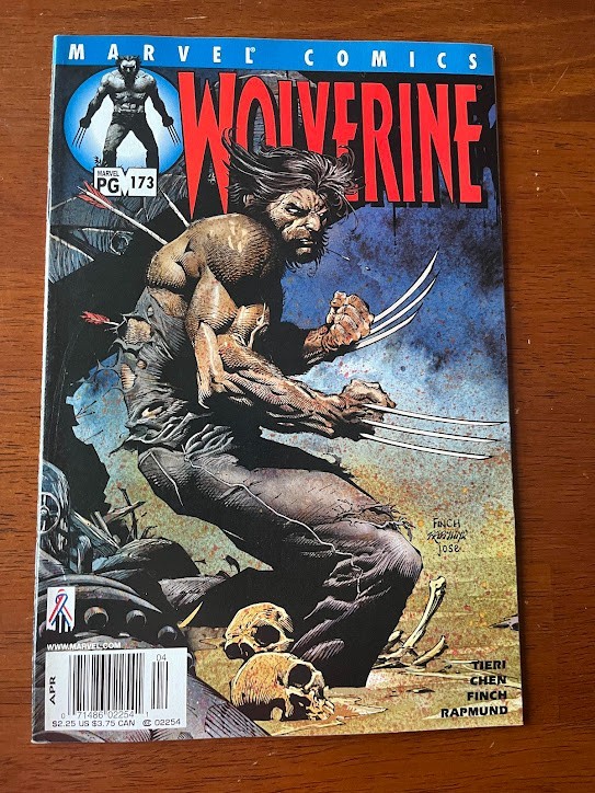 Wolverine # 173 Vf/Nm Newsstand Copy Marvel Comics 2002
